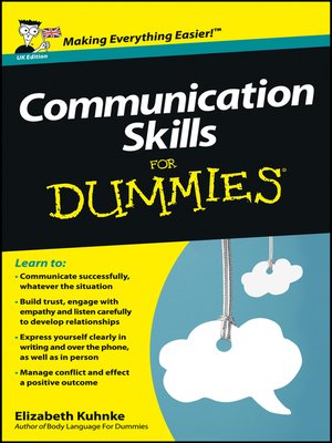 cover image of Communication Skills For Dummies, UK Edition